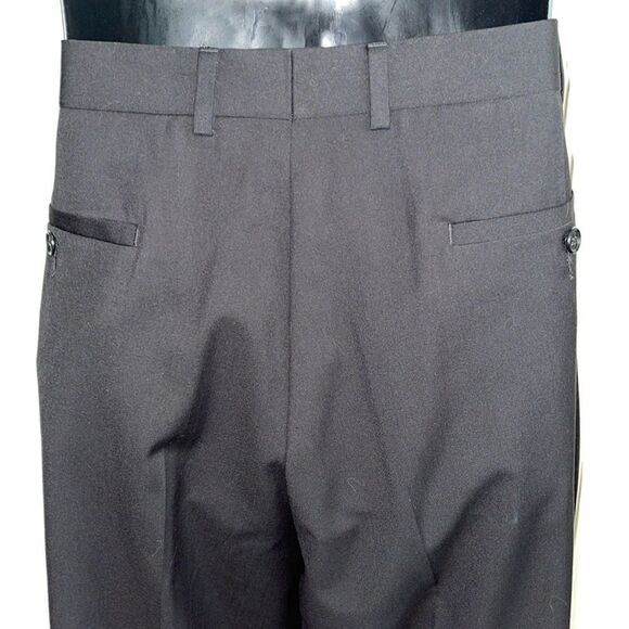 Tallia black polyester/rayon flat front pants - Picture 5 of 6